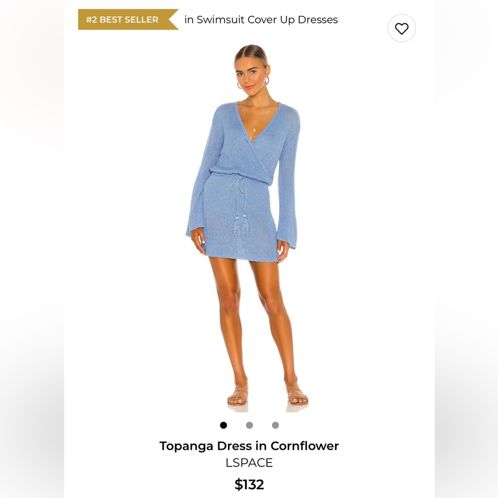 L*Space Textured Blue Dress